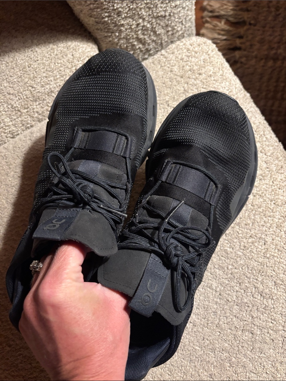 On Running Black Men's Cloudnova Sneakers - Picture 2 of 15
